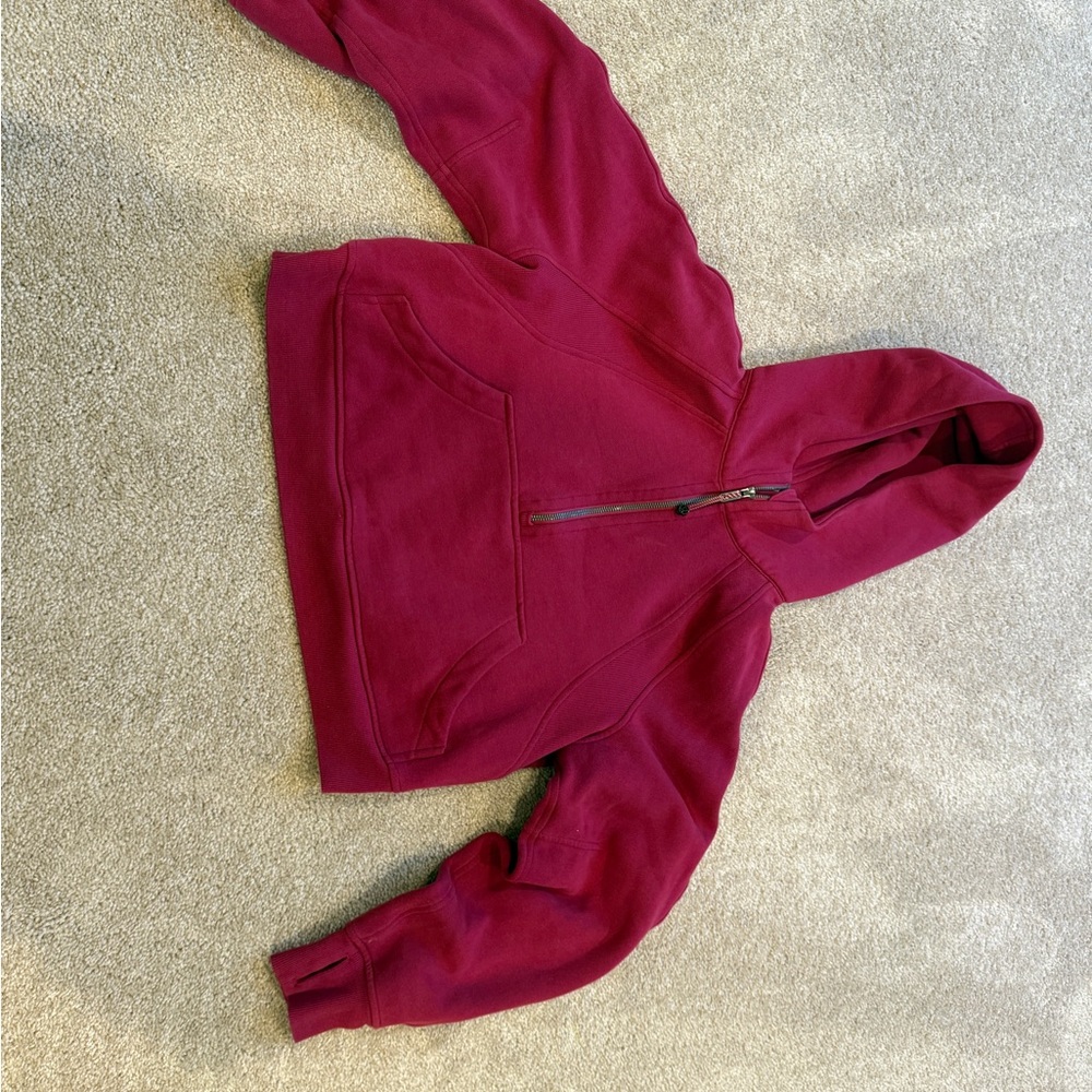 Women's Burgundy Hoodie